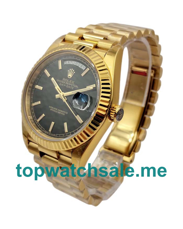 Replica Rolex Day-Date 228238 UK - 40MM Gold Male Rolex Day-Date Replica Watches - Blingwatches.co.uk