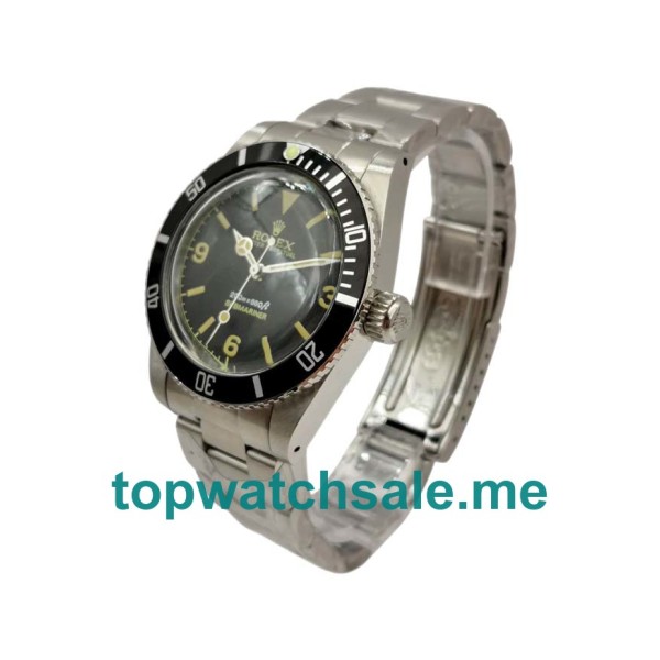 Replica Rolex Submariner 5513 UK - 40MM Steel Male Rolex Submariner Replica Watches - Blingwatches.co.uk