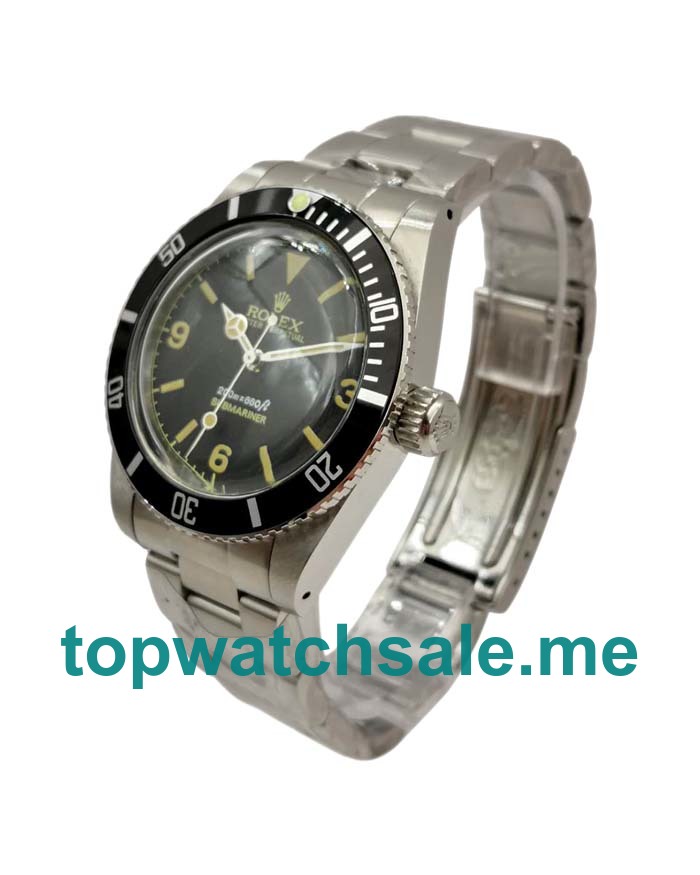 Replica Rolex Submariner 5513 UK - 40MM Steel Male Rolex Submariner Replica Watches - Blingwatches.co.uk