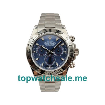 Replica Rolex Daytona 116509 UK - 40MM Steel Male Rolex Daytona Replica Watches - Blingwatches.co.uk
