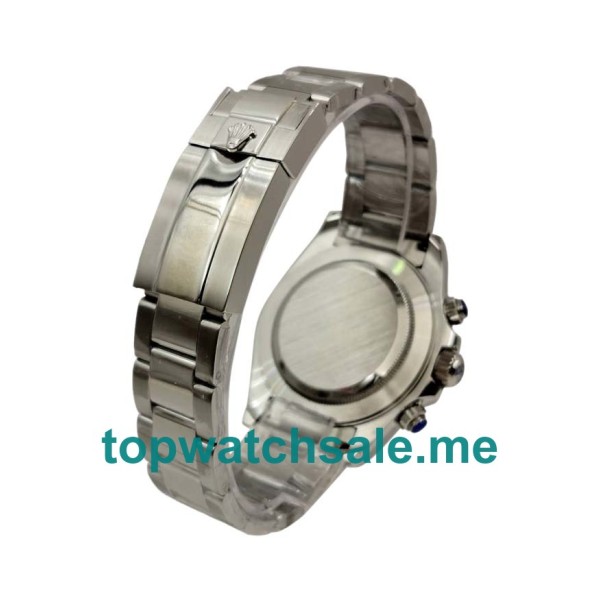 Replica Rolex Daytona 116509 UK - 40MM Steel Male Rolex Daytona Replica Watches - Blingwatches.co.uk
