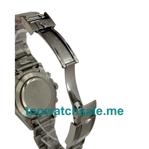 Replica Rolex Daytona 116509 UK - 40MM Steel Male Rolex Daytona Replica Watches - Blingwatches.co.uk