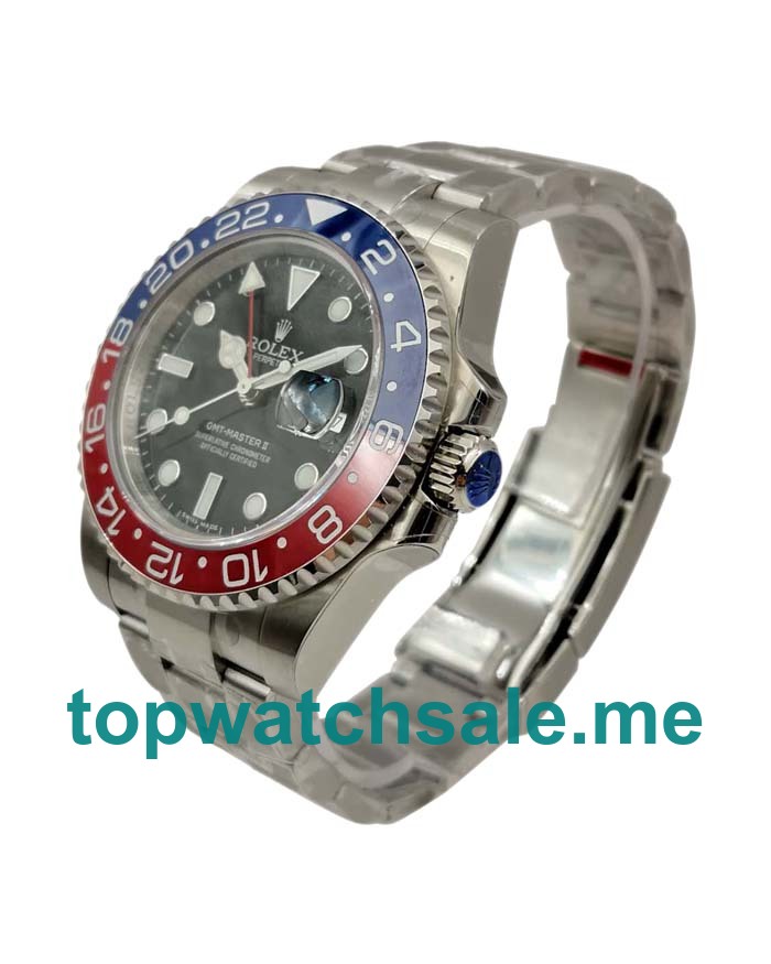 Replica Rolex GMT-Master II 116719 UK - 40MM Steel Male Rolex GMT-Master II Replica Watches - Blingwatches.co.uk