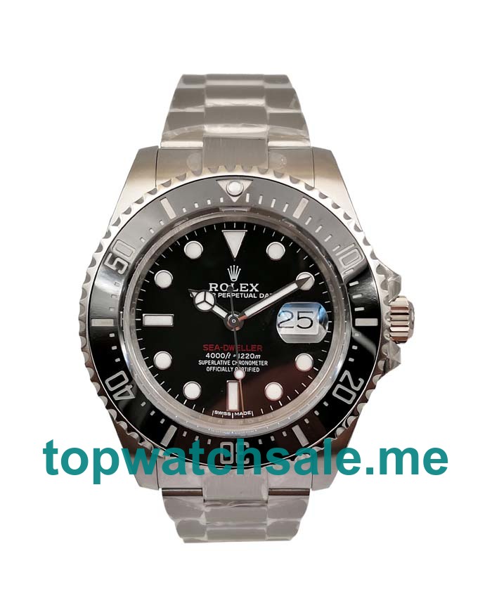 Replica Rolex Sea-Dweller 126600 UK - 43MM Steel Male Rolex Sea-Dweller Replica Watches - Blingwatches.co.uk