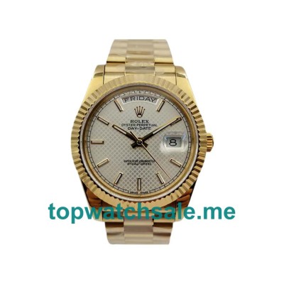 Replica Rolex Day-Date 228238 UK - 40MM Gold Male Rolex Day-Date Replica Watches - Blingwatches.co.uk