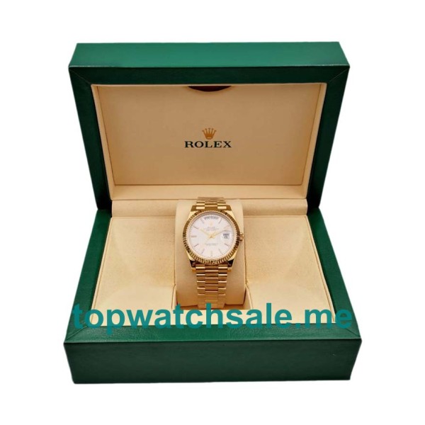 Replica Rolex Day-Date 228238 UK - 40MM Gold Male Rolex Day-Date Replica Watches - Blingwatches.co.uk