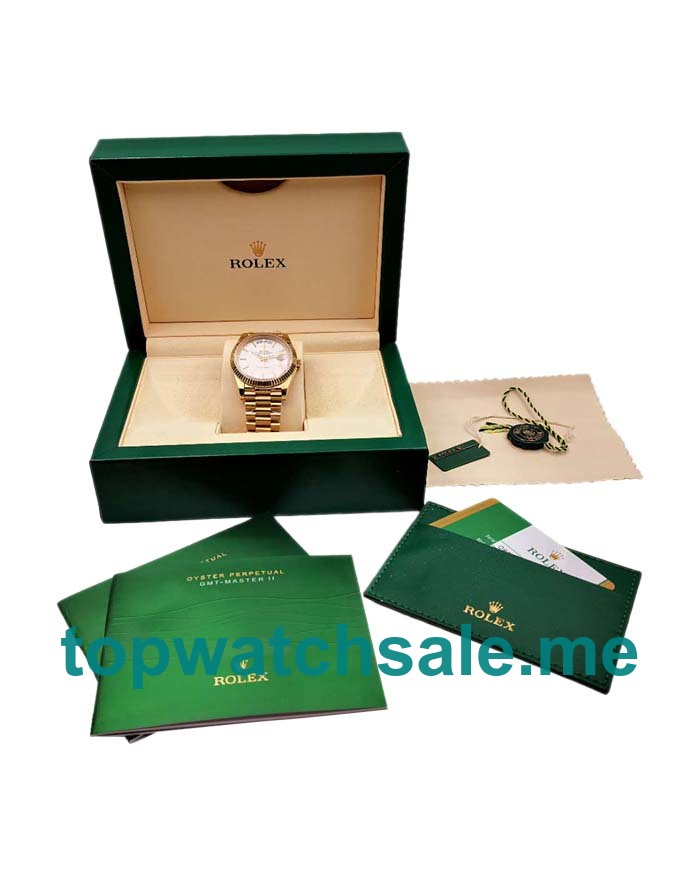 Replica Rolex Day-Date 228238 UK - 40MM Gold Male Rolex Day-Date Replica Watches - Blingwatches.co.uk