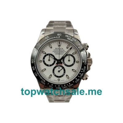 Replica Rolex Daytona 116500 UK - 40MM Steel Male Rolex Daytona Replica Watches - Blingwatches.co.uk