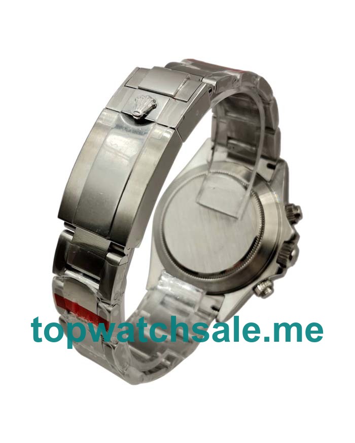 Replica Rolex Daytona 116500 UK - 40MM Steel Male Rolex Daytona Replica Watches - Blingwatches.co.uk