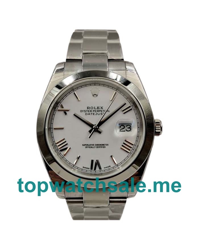 Replica Rolex Datejust 116200 UK - 40MM Steel Male Rolex Datejust Replica Watches - Watchestop.me