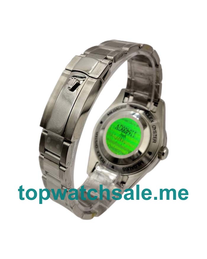 Replica Rolex Milgauss 116400 GV UK - 40MM Steel Male Rolex Milgauss Replica Watches - Blingwatches.co.uk