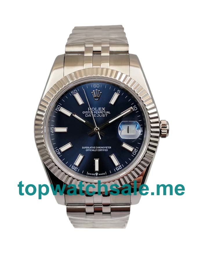 Replica Rolex Datejust 126334 UK - 41MM Steel Male Rolex Datejust Replica Watches - Blingwatches.co.uk
