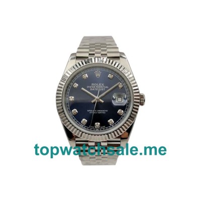 Replica Rolex Datejust 126334 UK - 41MM Steel Male Rolex Datejust Replica Watches - Blingwatches.co.uk