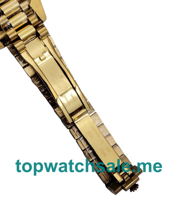 Replica Rolex Day-Date 118348 UK - 41MM Gold Male Rolex Day-Date Replica Watches - Blingwatches.co.uk