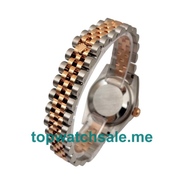 Replica Rolex Datejust 279381 UK - 31MM Steel & Rose Gold Female Rolex Datejust Replica Watches - Blingwatches.co.uk