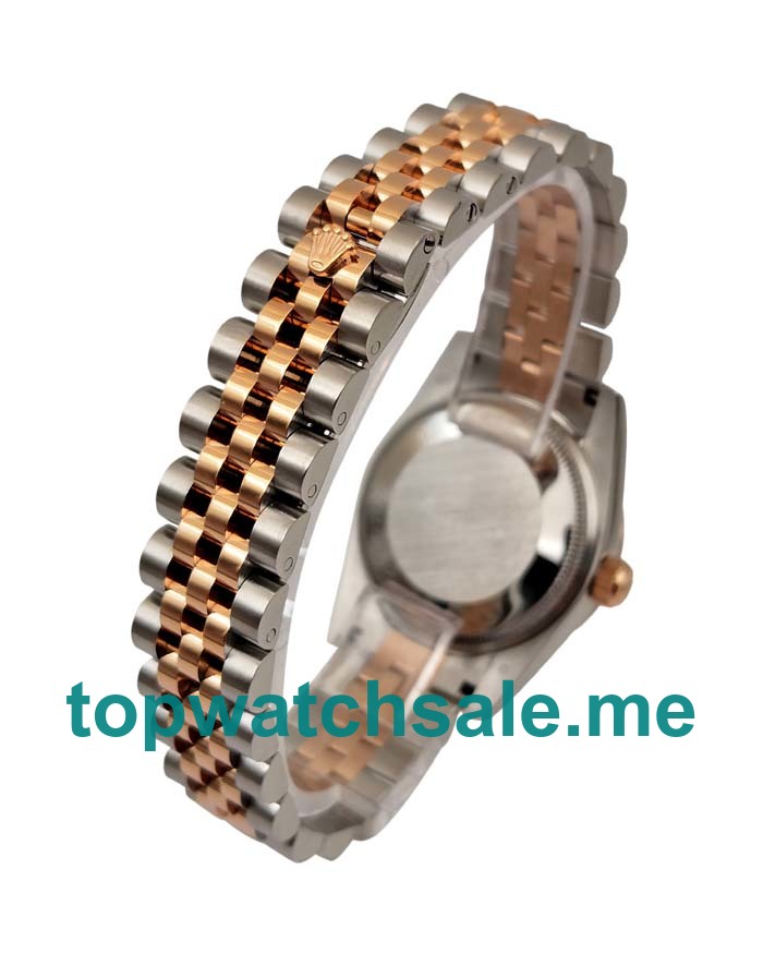 Replica Rolex Datejust 279381 UK - 31MM Steel & Rose Gold Female Rolex Datejust Replica Watches - Blingwatches.co.uk