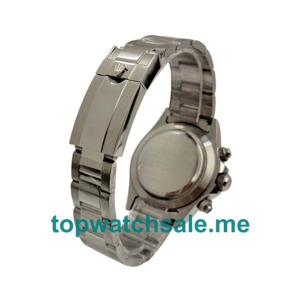 Replica Rolex Daytona 116500 UK - 40MM Steel Male Rolex Daytona Replica Watches - Blingwatches.co.uk