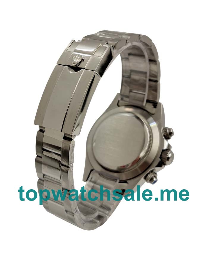 Replica Rolex Daytona 116500 UK - 40MM Steel Male Rolex Daytona Replica Watches - Blingwatches.co.uk