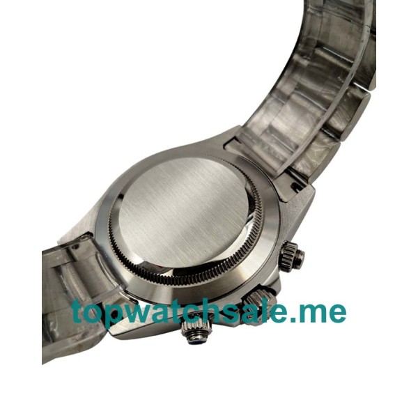 Replica Rolex Daytona 116500 UK - 40MM Steel Male Rolex Daytona Replica Watches - Blingwatches.co.uk