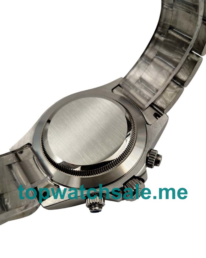 Replica Rolex Daytona 116500 UK - 40MM Steel Male Rolex Daytona Replica Watches - Blingwatches.co.uk