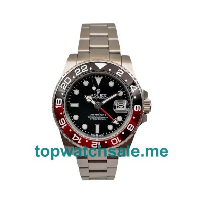 Replica Rolex GMT-Master II 16710 UK - 40MM Steel Male Rolex GMT-Master II Replica Watches - Blingwatches.co.uk