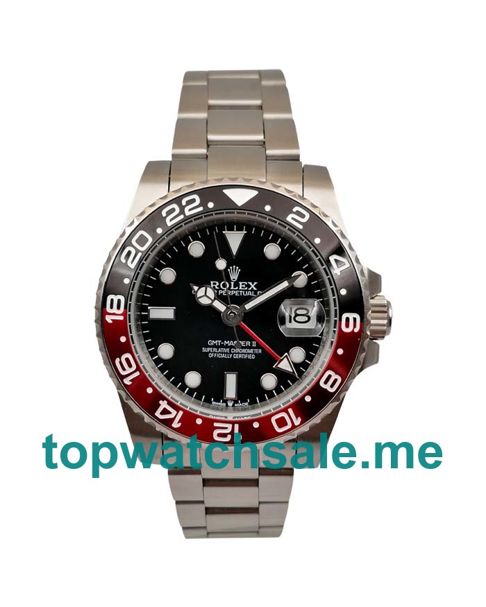 Replica Rolex GMT-Master II 16710 UK - 40MM Steel Male Rolex GMT-Master II Replica Watches - Blingwatches.co.uk