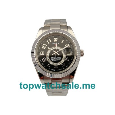 Replica Rolex Sky-Dweller 326939 UK - 40.5MM White Gold Male Rolex Sky-Dweller Replica Watches - Blingwatches.co.uk