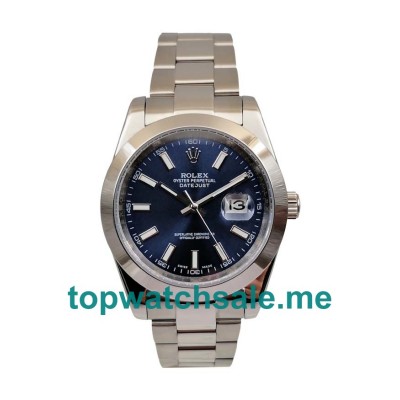 Replica Rolex Datejust 126300 UK - 41MM Steel Male Rolex Datejust Replica Watches - Blingwatches.co.uk