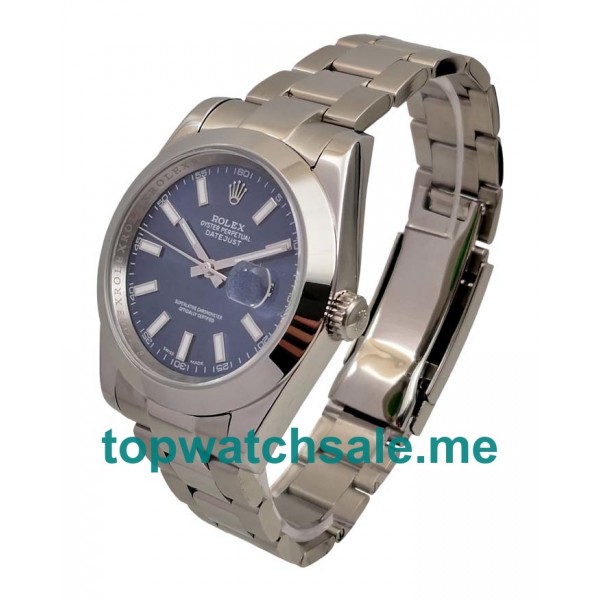 Replica Rolex Datejust 126300 UK - 41MM Steel Male Rolex Datejust Replica Watches - Blingwatches.co.uk