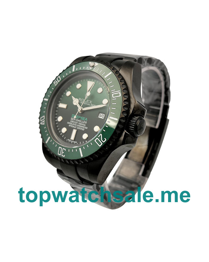 Replica Rolex Sea-Dweller Deepsea 126660 UK - 44MM Steel Male Rolex Sea-Dweller Deepsea Replica Watches - Blingwatches.co.uk