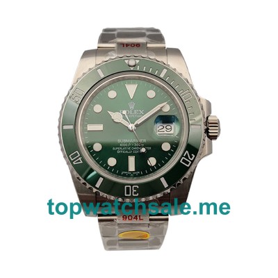 Replica Rolex Submariner 116610 LV UK - 40MM Steel Male Rolex Submariner Replica Watches - Blingwatches.co.uk