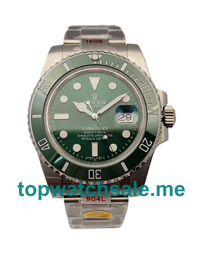 Replica Rolex Submariner 116610 LV UK - 40MM Steel Male Rolex Submariner Replica Watches - Blingwatches.co.uk