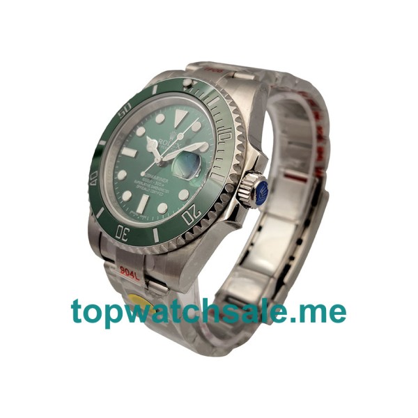 Replica Rolex Submariner 116610 LV UK - 40MM Steel Male Rolex Submariner Replica Watches - Blingwatches.co.uk