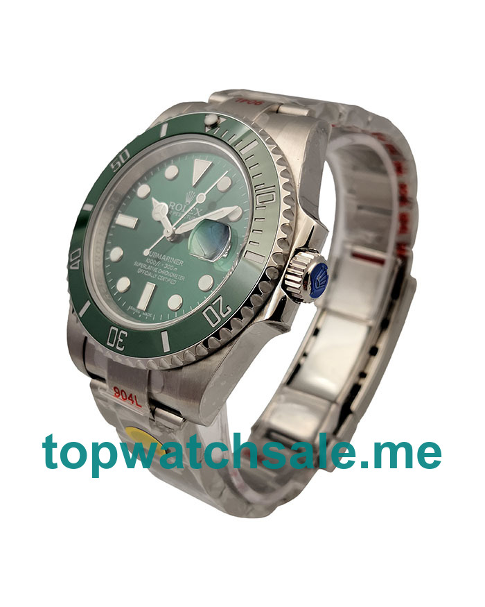 Replica Rolex Submariner 116610 LV UK - 40MM Steel Male Rolex Submariner Replica Watches - Blingwatches.co.uk