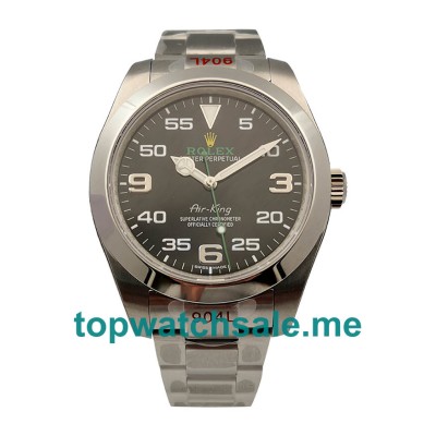 Replica Rolex Air-King 116900 UK - 40MM Steel Male Rolex Air-King Replica Watches - Blingwatches.co.uk