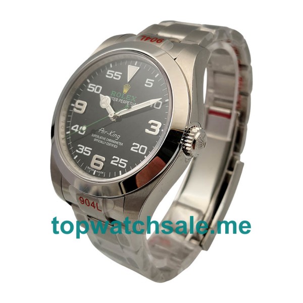 Replica Rolex Air-King 116900 UK - 40MM Steel Male Rolex Air-King Replica Watches - Blingwatches.co.uk