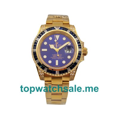 Replica Rolex Submariner 116618 UK - 40MM Gold Male Rolex Submariner Replica Watches - Blingwatches.co.uk