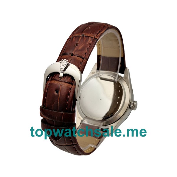 Replica Rolex Cellini 50535 UK - 39MM Steel Male Rolex Cellini Replica Watches - Blingwatches.co.uk