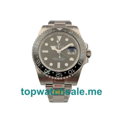 Replica Rolex GMT-Master II 116710LN UK - 40MM Steel Male Rolex GMT-Master II Replica Watches - Blingwatches.co.uk