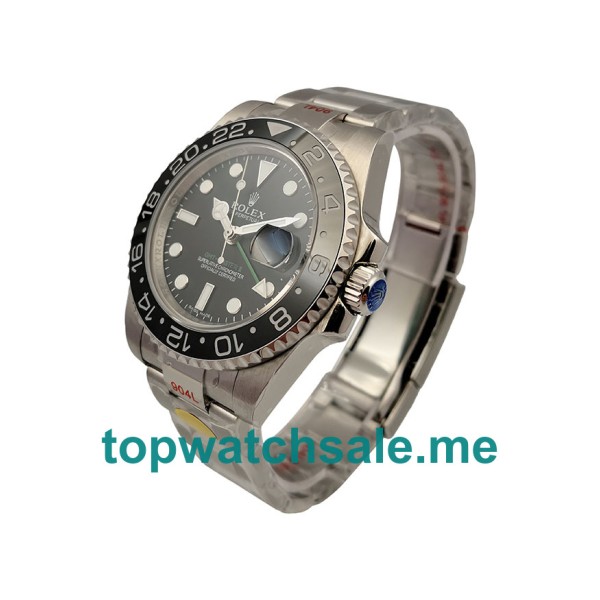 Replica Rolex GMT-Master II 116710LN UK - 40MM Steel Male Rolex GMT-Master II Replica Watches - Blingwatches.co.uk