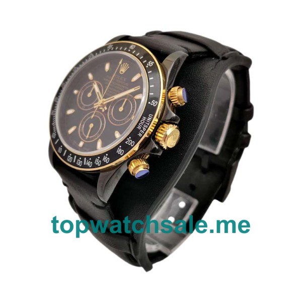 Replica Rolex Cosmograph Daytona 116500 UK - 40MM Ceramic Male Rolex Cosmograph Daytona Replica Watches - Blingwatches.co.uk