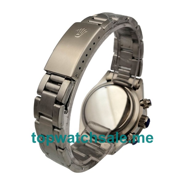 Replica Rolex Daytona 6263 UK - 37.5MM Steel Male Rolex Daytona Replica Watches - Blingwatches.co.uk