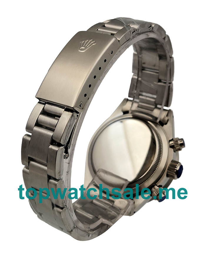 Replica Rolex Daytona 6263 UK - 37.5MM Steel Male Rolex Daytona Replica Watches - Blingwatches.co.uk