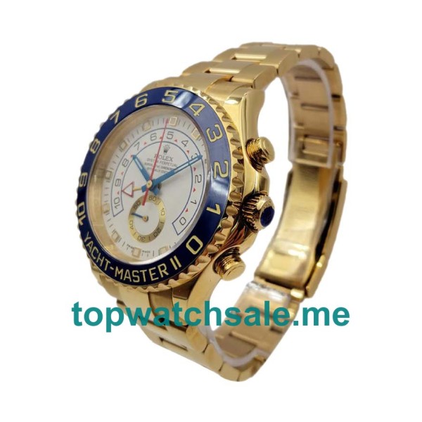 Replica Rolex Yacht-Master II 116688 JF UK - 44MM Yellow Gold Male Rolex Yacht-Master II Replica Watches - Blingwatches.co.uk