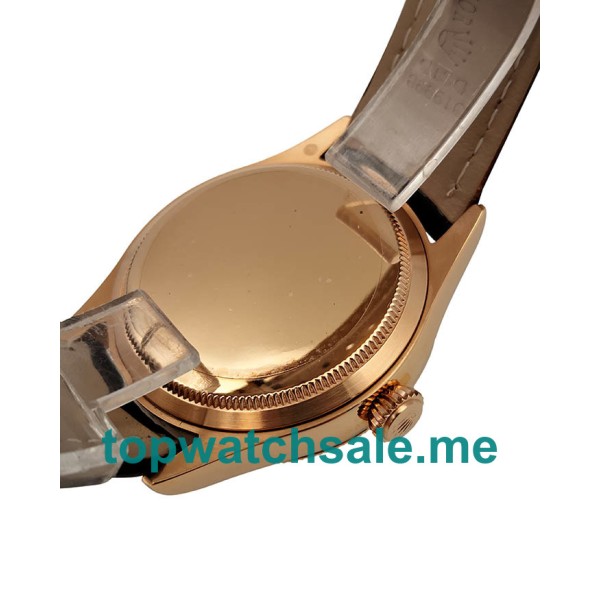 Replica Rolex Cellini Date 50515 VF UK - 39MM Rose Gold Male Rolex Cellini Date Replica Watches - Blingwatches.co.uk