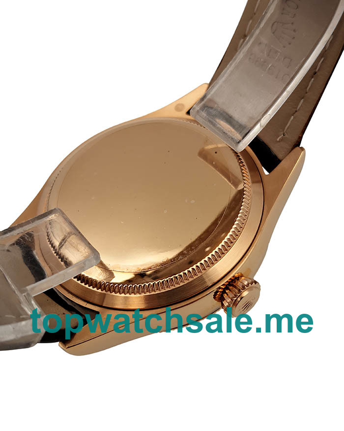 Replica Rolex Cellini Date 50515 VF UK - 39MM Rose Gold Male Rolex Cellini Date Replica Watches - Blingwatches.co.uk