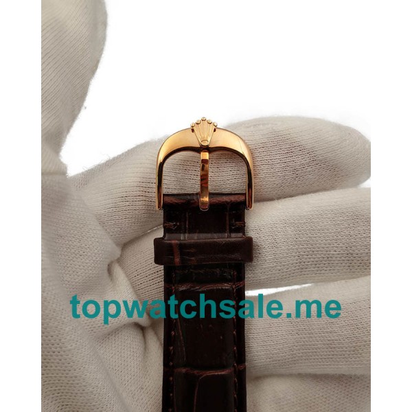 Replica Rolex Cellini Date 50515 VF UK - 39MM Rose Gold Male Rolex Cellini Date Replica Watches - Blingwatches.co.uk