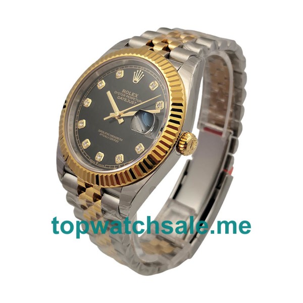 Replica Rolex Datejust II 116333 EW UK - 41MM Steel And Gold Male Rolex Datejust II Replica Watches - Blingwatches.co.uk