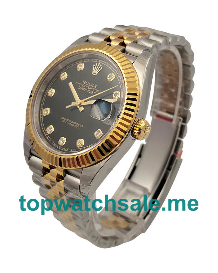 Replica Rolex Datejust II 116333 EW UK - 41MM Steel And Gold Male Rolex Datejust II Replica Watches - Blingwatches.co.uk