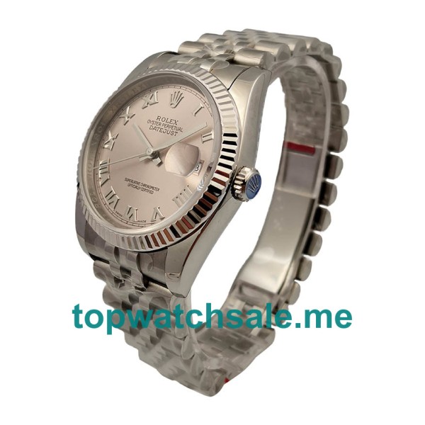 Replica Rolex Datejust 116234 UK - 36MM Steel Female Rolex Datejust Replica Watches - Blingwatches.co.uk